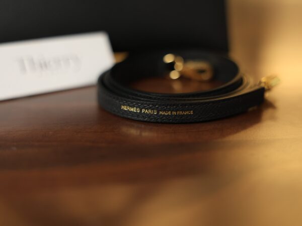 Mini Kelly Epsom Black GHW