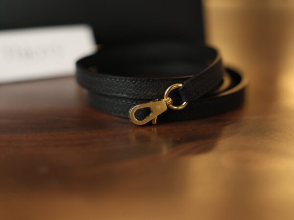Mini Kelly Epsom Black GHW