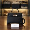 Mini Kelly Epsom Black RGHW