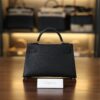 Mini Kelly Epsom Black RGHW