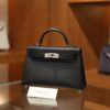 Mini Kelly Epsom Black PHW