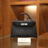 Mini Kelly Epsom Black PHW