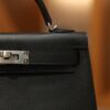 Mini Kelly Epsom Black PHW