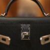 Mini Kelly Epsom Black PHW