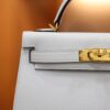 Mini Kelly Epsom Bleu Brume GHW