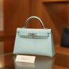 Mini Kelly Epsom Bleu Zephyr PHW