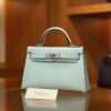 Mini Kelly Epsom Bleu Zephyr PHW