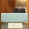 Mini Kelly Epsom Bleu Zephyr PHW