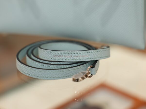 Mini Kelly Epsom Bleu Zephyr PHW