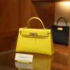 Mini Kelly Epsom Jaune de Naples GHW