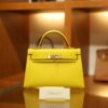 Mini Kelly Epsom Jaune de Naples GHW