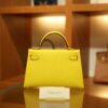 Mini Kelly Epsom Jaune de Naples GHW