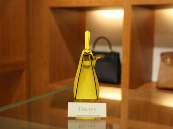 Mini Kelly Epsom Jaune de Naples GHW