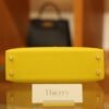 Mini Kelly Epsom Jaune de Naples GHW