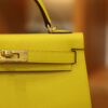 Mini Kelly Epsom Jaune de Naples GHW