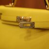 Mini Kelly Epsom Jaune de Naples GHW