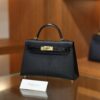 Mini Kelly Epsom Touch Black GHW