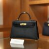 Mini Kelly Epsom Touch Black GHW