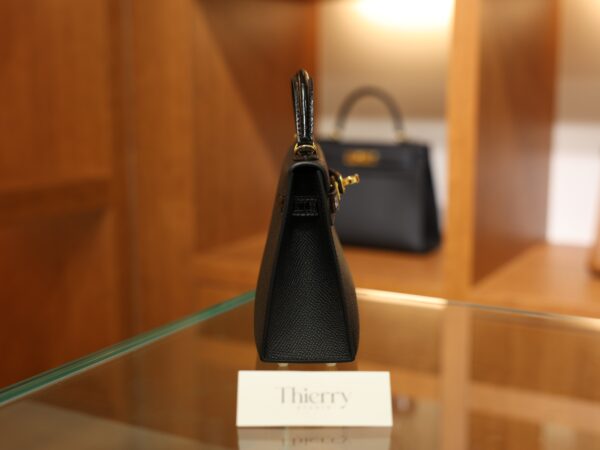 Mini Kelly Epsom Touch Black GHW