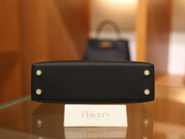 Mini Kelly Epsom Touch Black GHW