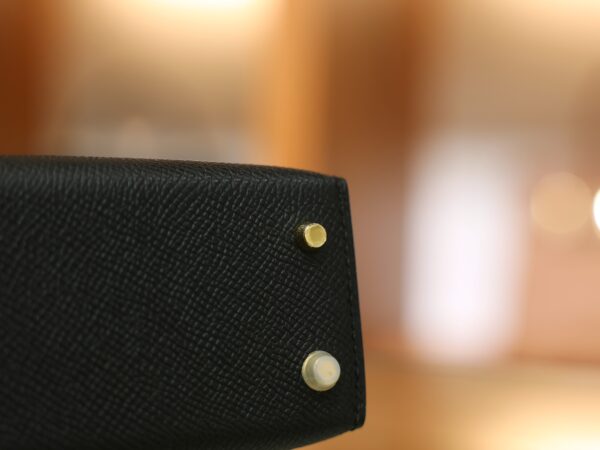 Mini Kelly Epsom Touch Black GHW