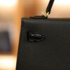 Mini Kelly Epsom Touch Black GHW