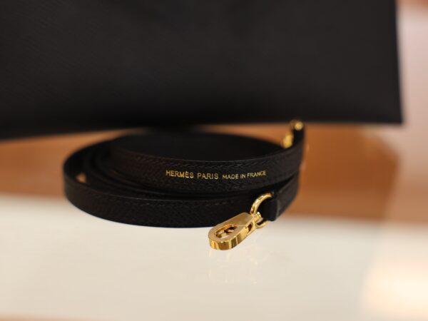 Mini Kelly Epsom Touch Black GHW