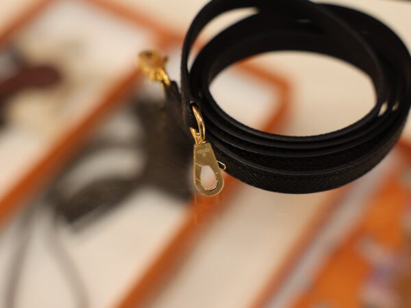 Mini Kelly Epsom Touch Black GHW