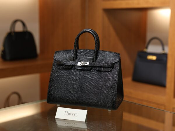 Birkin 20 Lizard Black PHW