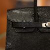 Birkin 20 Lizard Black PHW