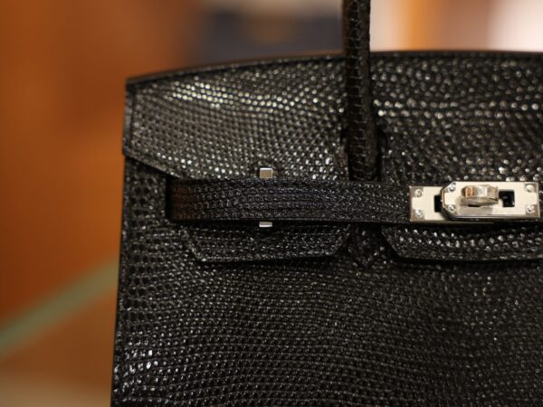 Birkin 20 Lizard Black PHW