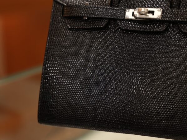 Birkin 20 Lizard Black PHW