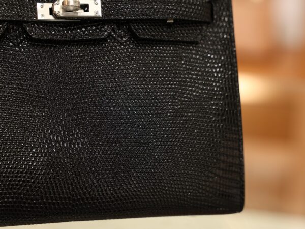 Birkin 20 Lizard Black PHW