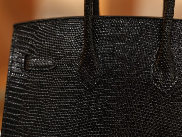 Birkin 20 Lizard Black PHW