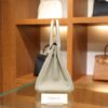 Birkin 25 Clemence Gris Pale GHW