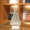 Birkin 25 Clemence Gris Pale GHW