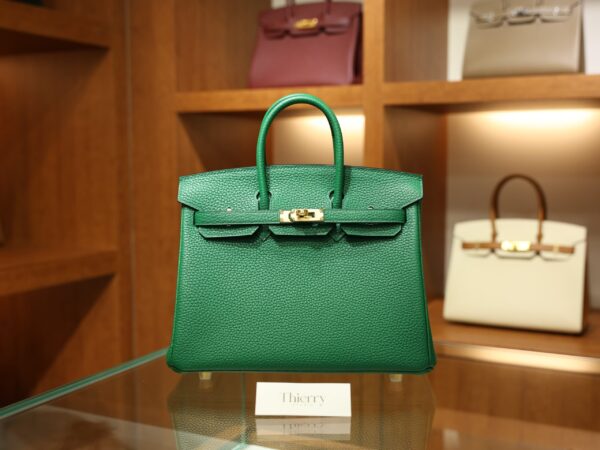 Birkin 25 Clemence Vert Vertigo GHW