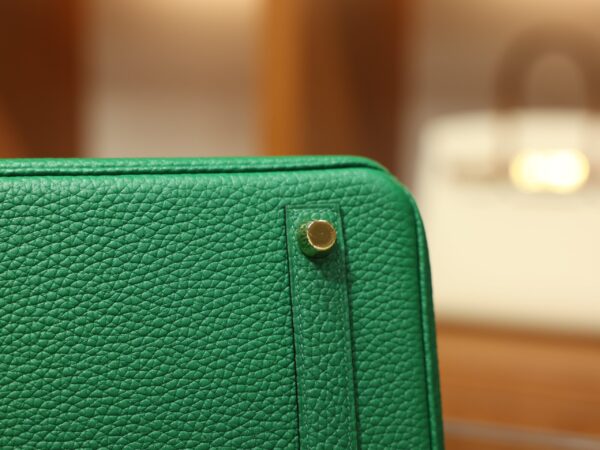 Birkin 25 Clemence Vert Vertigo GHW