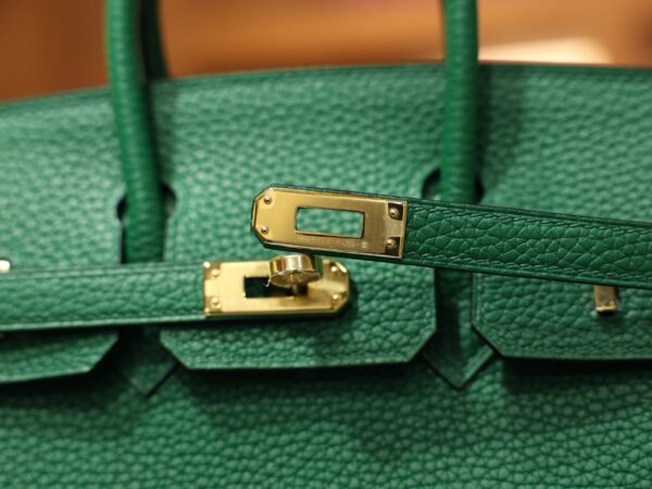 Birkin 25 Clemence Vert Vertigo GHW