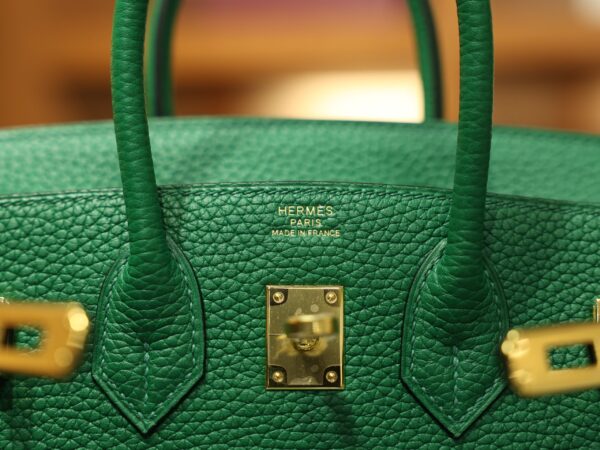 Birkin 25 Clemence Vert Vertigo GHW
