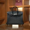 Birkin 25 Clemence Black PHW