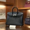Birkin 25 Clemence Black PHW