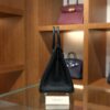 Birkin 25 Clemence Black PHW
