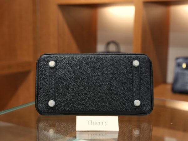 Birkin 25 Clemence Black PHW