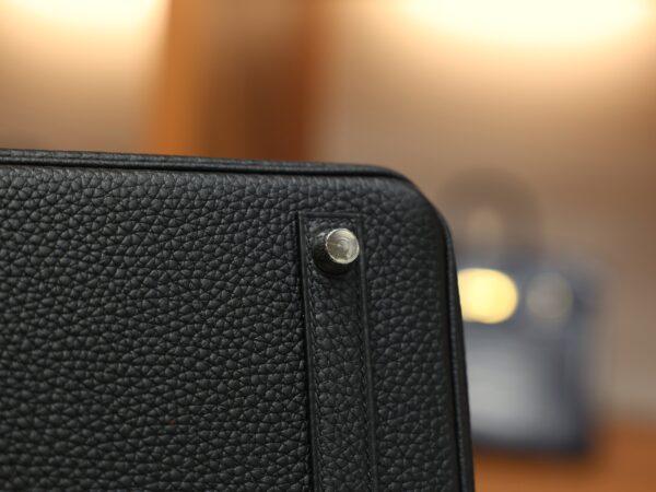 Birkin 25 Clemence Black PHW