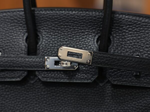 Birkin 25 Clemence Black PHW