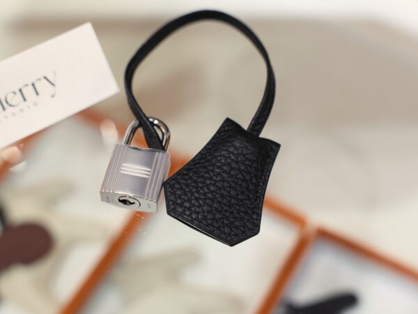 Birkin 25 Clemence Black PHW