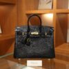 Birkin 25 Lizard Black GHW