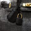 Birkin 25 Lizard Black GHW