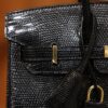 Birkin 25 Lizard Black GHW